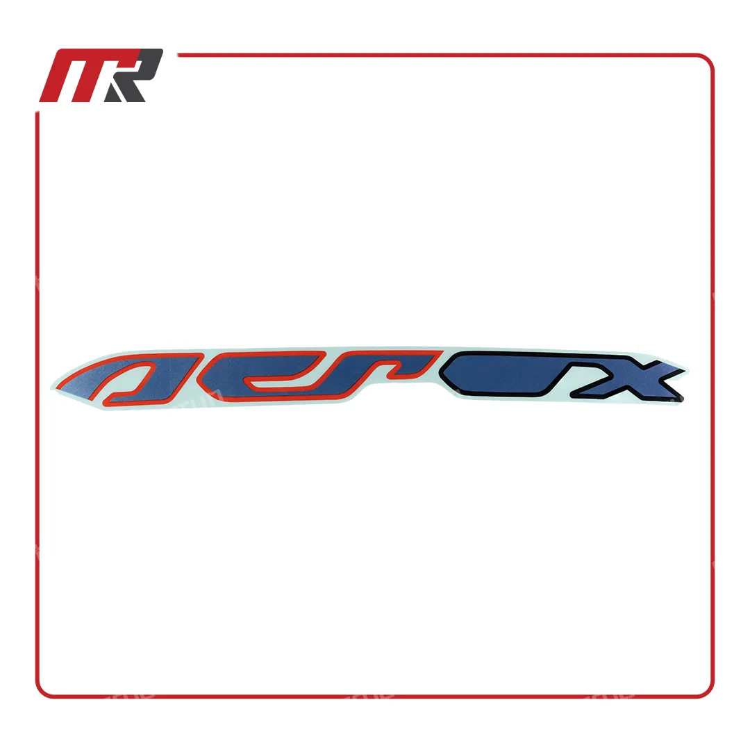 استیکر بالای چراغ چپ 2023 AEROX آبی هفت رنگ BBPF8391L0 استیکر بالای چراغ چپ 2023 AEROX آبی هفت رنگ